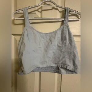 Aerie Soft Blue Women's Crop Top
